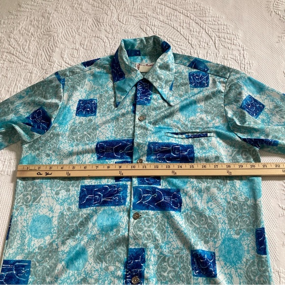 Vintage 60s Mcinerny Hawaiian Men’s shirt short sleeve made in Hawaii - Picture 4 of 10